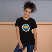 Load image into Gallery viewer, No Coast Dive Club Tee in Black, on a woman
