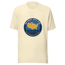 Load image into Gallery viewer, No Coast Dive Club Tee in Natural, front
