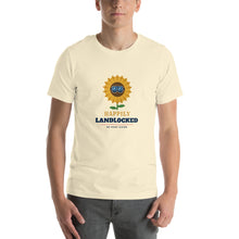 Load image into Gallery viewer, Happily Landlocked Tee in Natural, on a man
