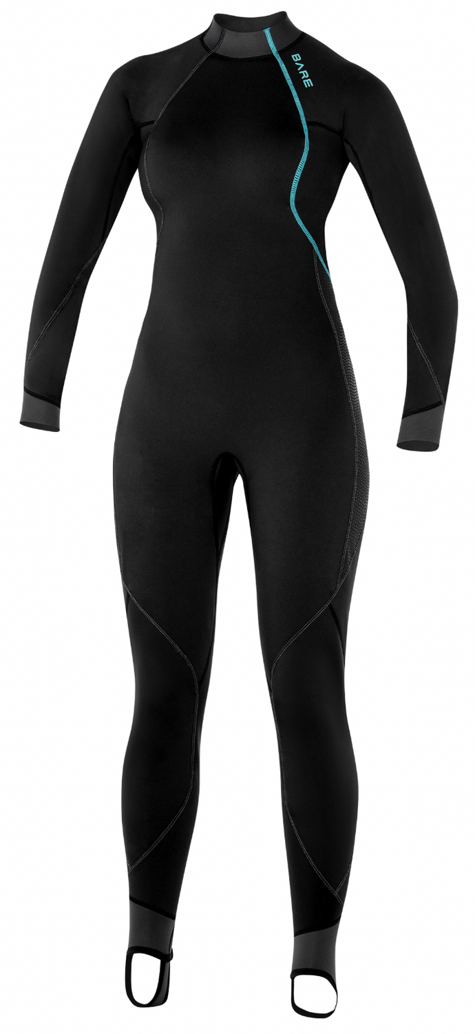 EXOWEAR FULL SUIT BACK ZIP, WOMEN'S